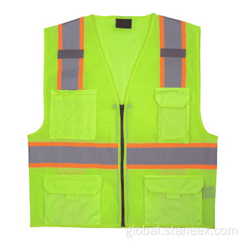 Reflective Safety Vest Breathable Mesh High Visibility Reflective Safety Vest Factory